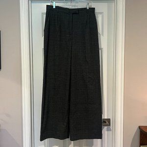 Zara Grey Wide Leg High Waisted Trousers